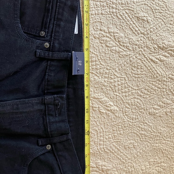 Gap Cheeky Straight High Rise Black Jeans - Picture 3 of 5